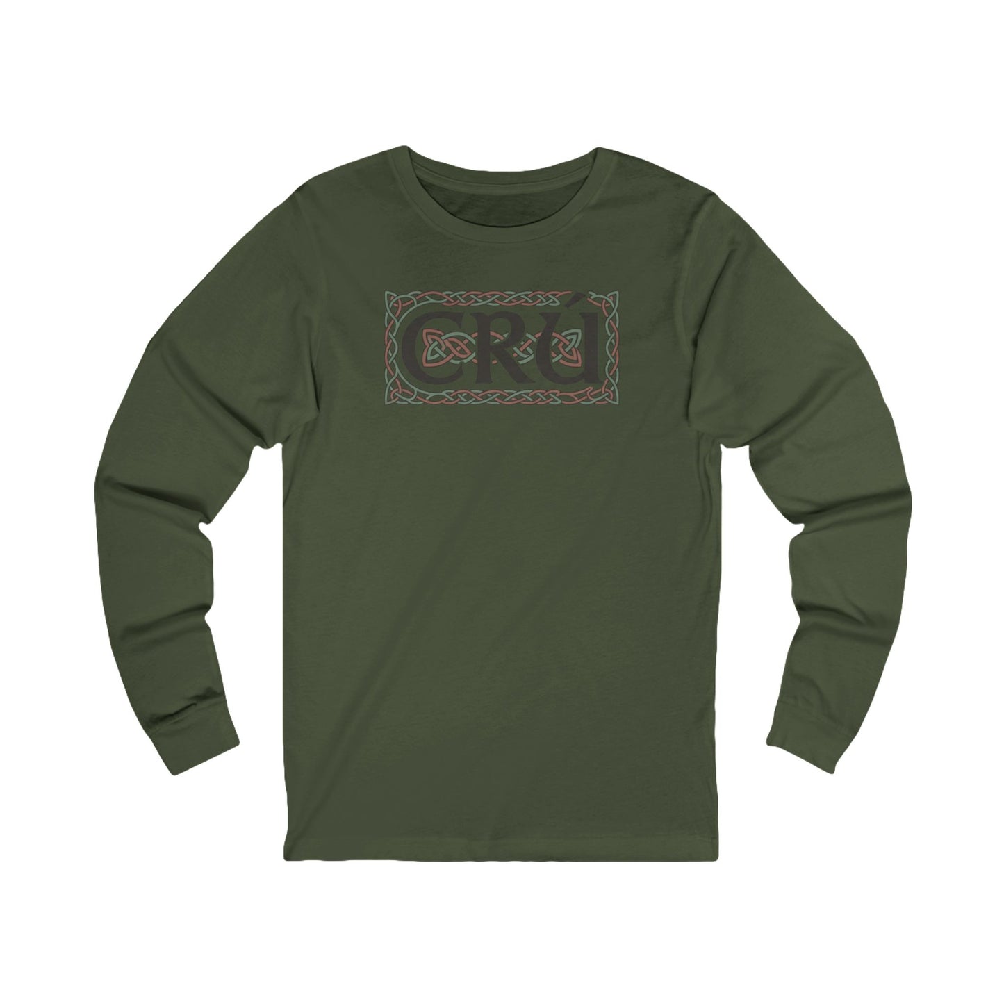 CRU Celtic Logo Long Sleeve Tee — Personalize Back Print
