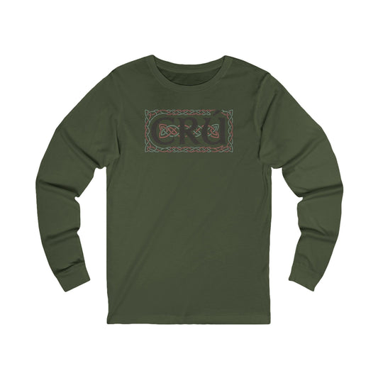 CRU Celtic Logo Long Sleeve Tee — Personalize Back Print
