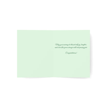 Married on St. Patrick's Day — Personalized Wedding Greeting Card