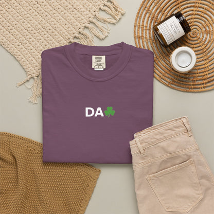 DA + Shamrock Dad T-Shirt — Personalized Father's Day Tee