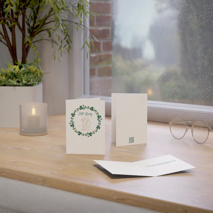 St. Patrick's Day Anniversary Card — "Still Lucky, Still Us" Greeting Card, Personalize