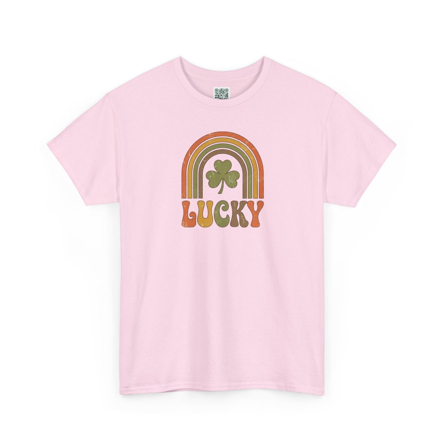Lucky Retro Rainbow T-Shirt — Vintage Shamrock St. Patrick’s Tee