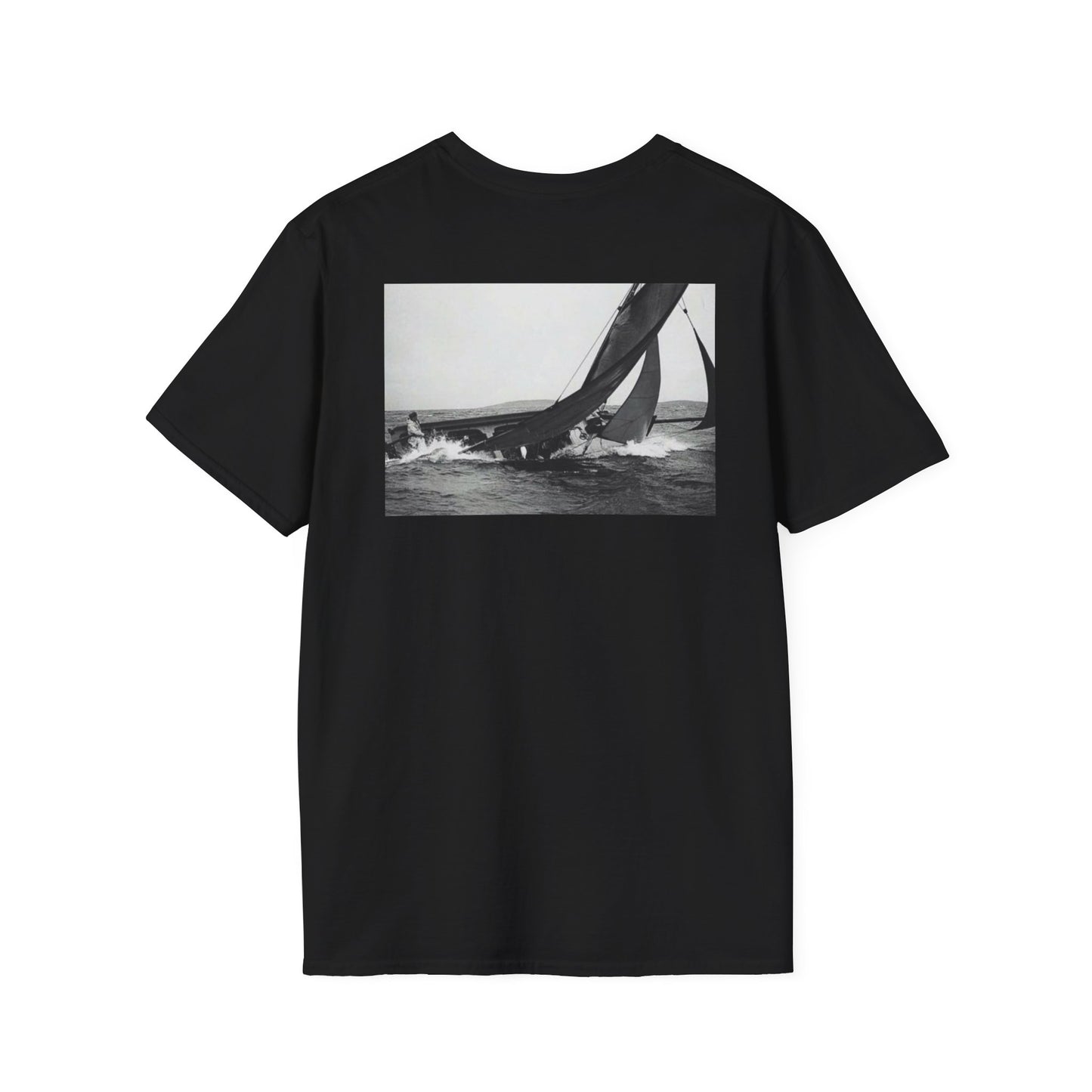 Personalized Galway Hooker Tee — Custom Boat Photo & Name
