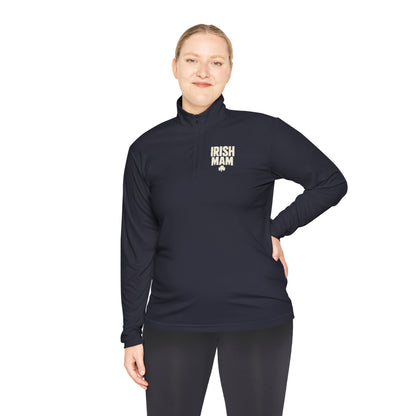 Irish Mam Shamrock Quarter-Zip Pullover