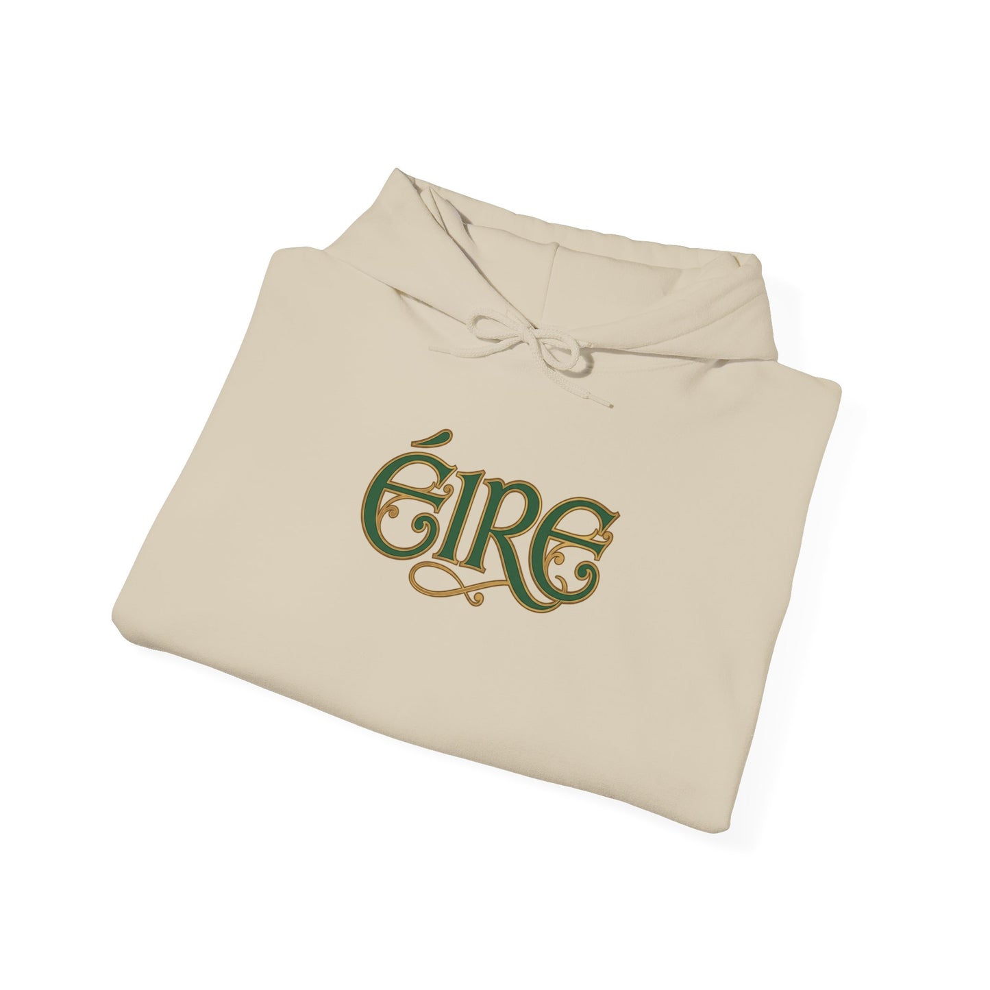 Éire Celtic Hoodie — Irish Heritage Script Pullover, Personalize