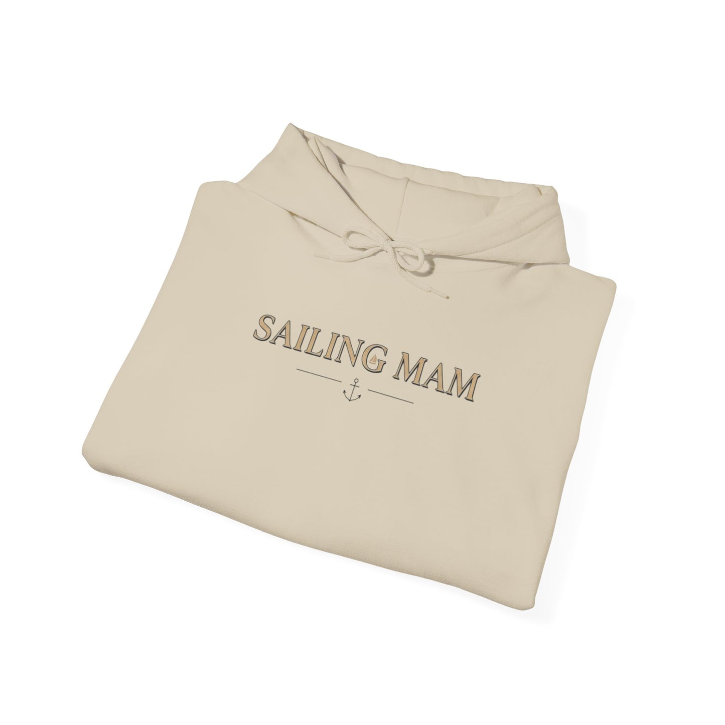 Sailing Mam Hoodie – Nautical Sailboat Graphic Pullover for Irish Sea-Loving Moms Personalize