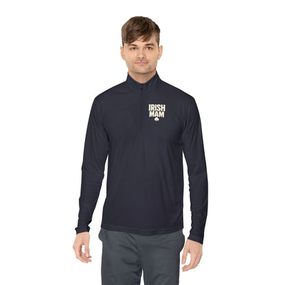 Irish Mam Shamrock Quarter-Zip Pullover