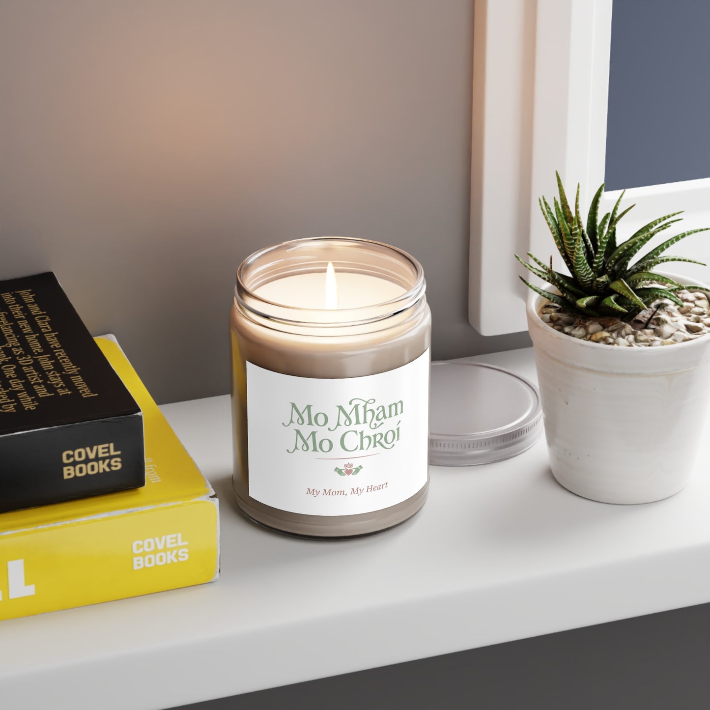 Soy Candle — "Mo Mham Mo Chroí (My Mom, My Heart)" 9oz Scented Jar