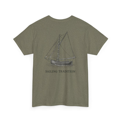 Sailing Tradition Tee - Galway, Ireland Shamrock Design