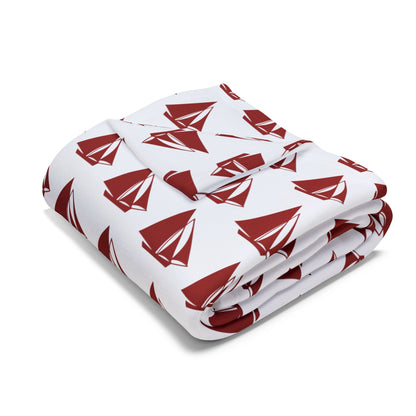 Cozy Bohemian Arctic Fleece Blanket — Galway Hooker Design Cozy Home Throw