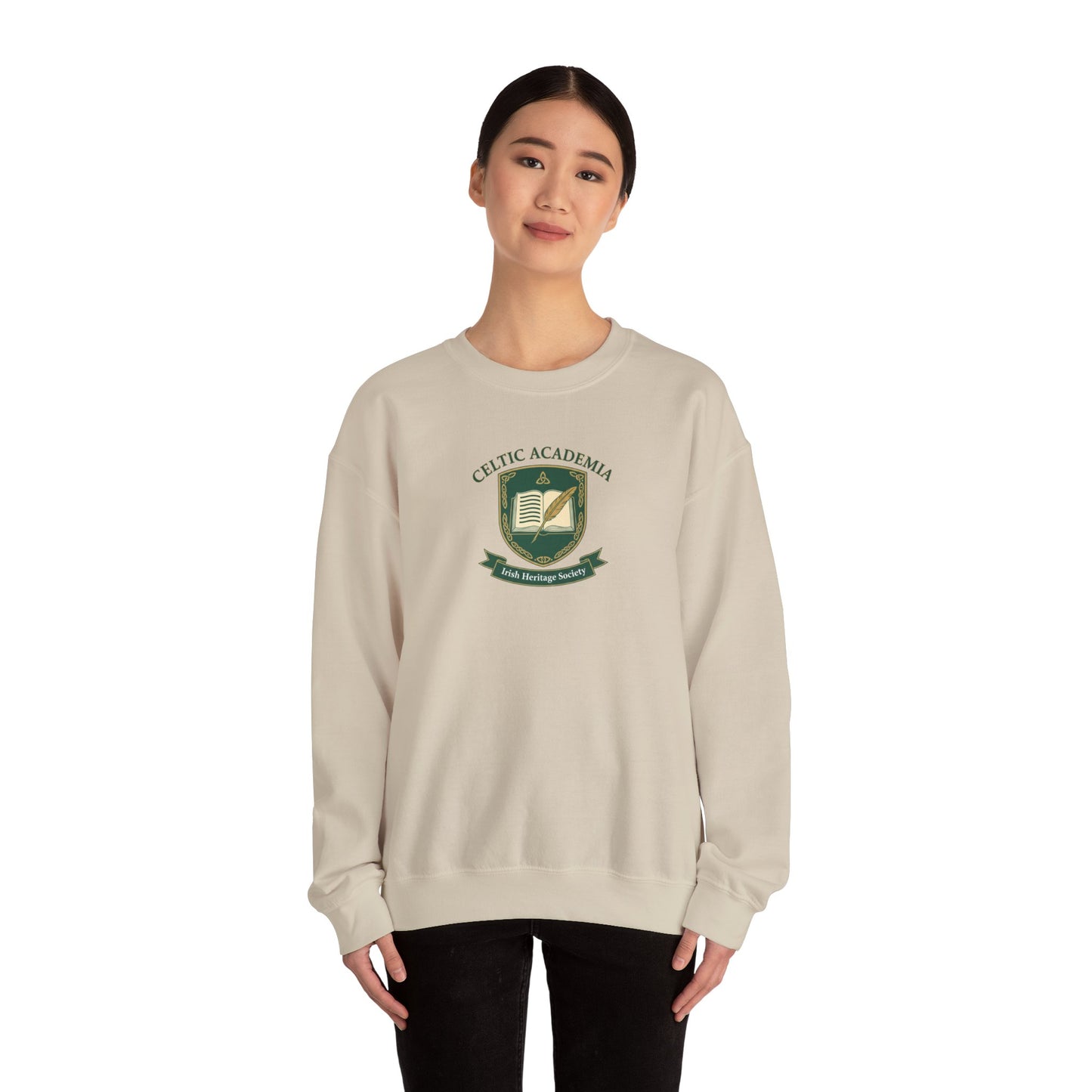 Celtic Academia Crest Crewneck Sweatshirt