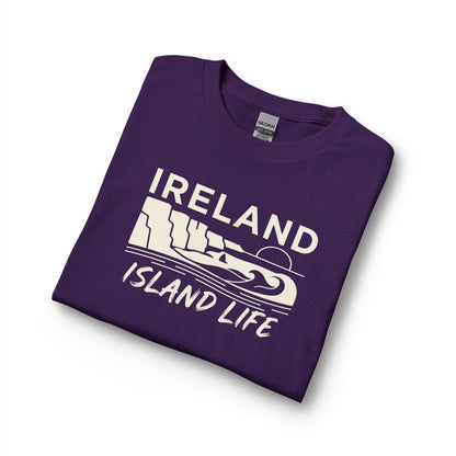 Ireland Island Life Long Sleeve Shirt — Personalize Retro Coastal Tee