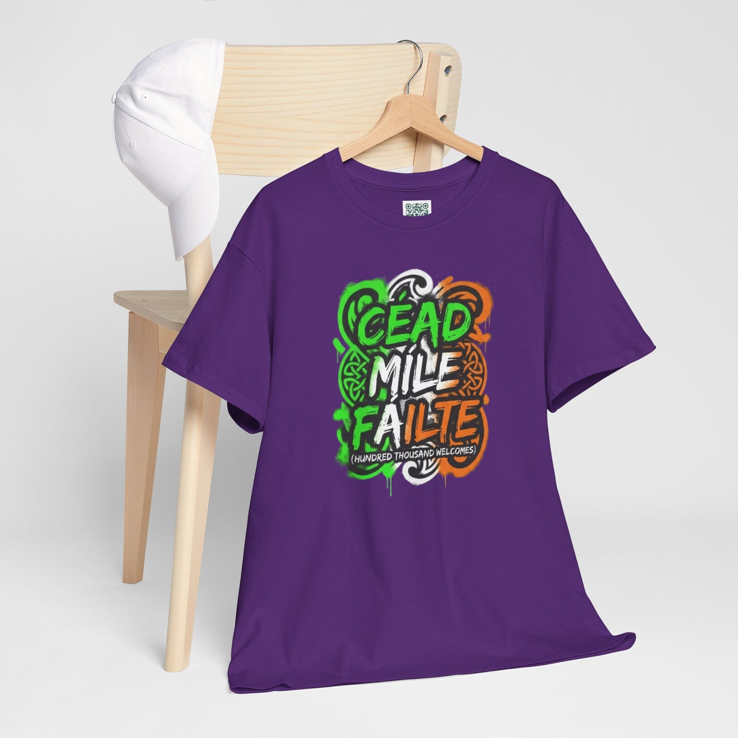 Céad Míle Fáilte St. Patrick's Day T-Shirt — Irish Welcome Tee (stpatricksday2026) Personalize