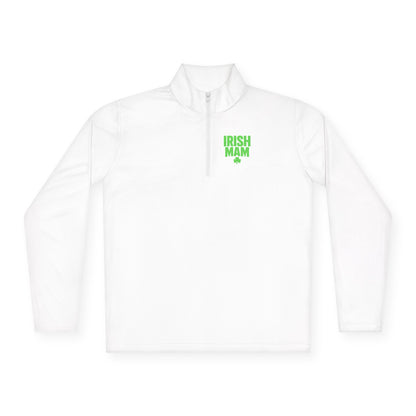 Irish Mam Shamrock Quarter-Zip Pullover