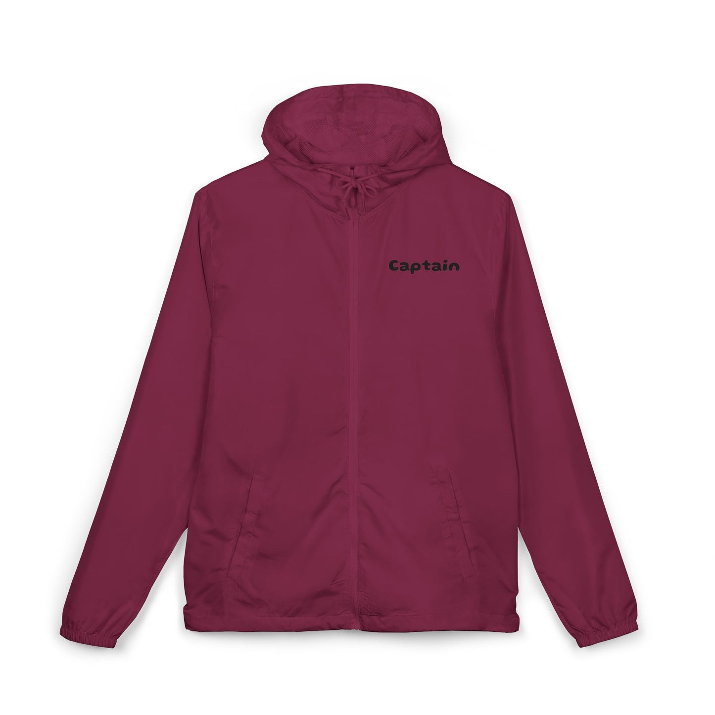 Captain Red Sailboat Hooded Windbreaker Jacket