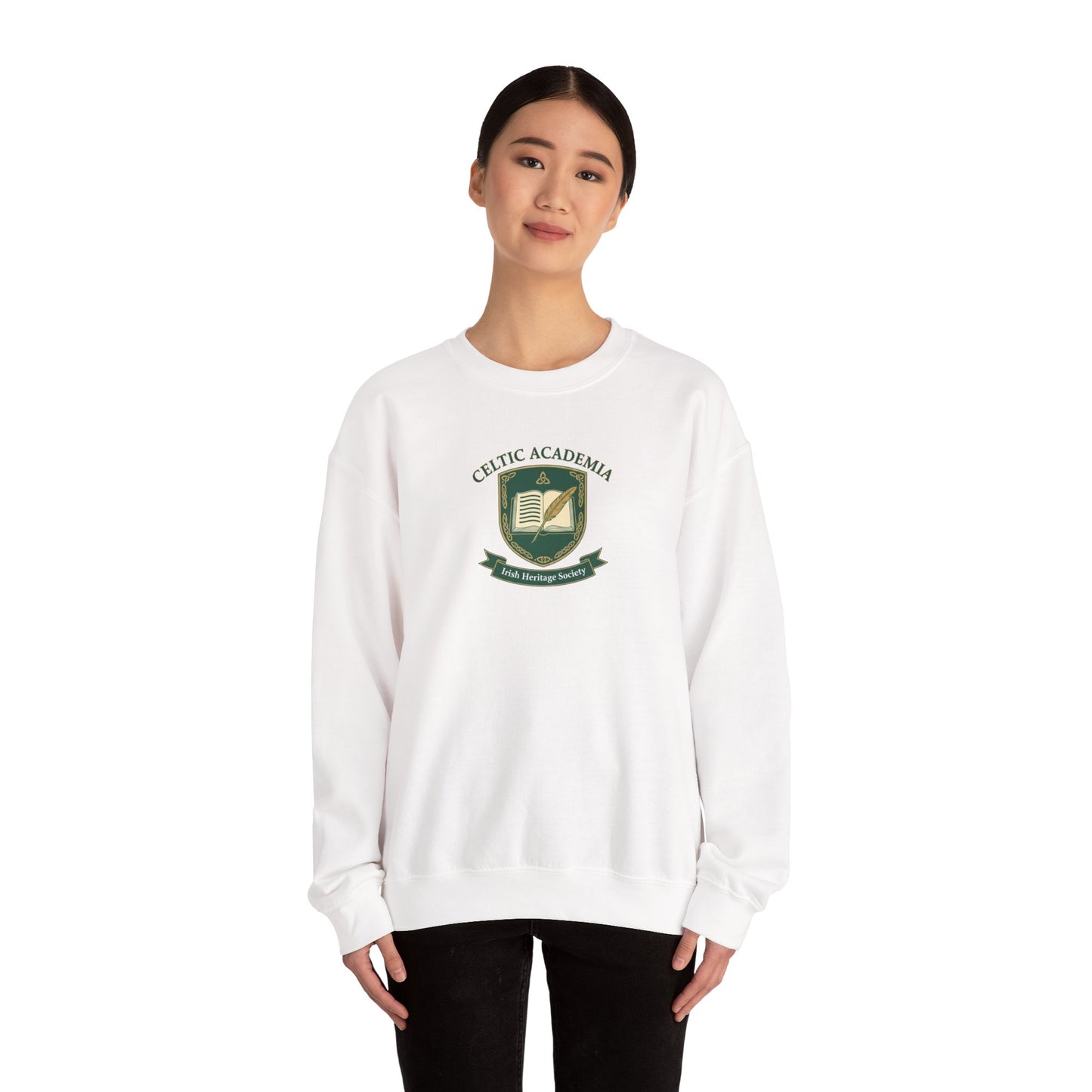 Celtic Academia Crest Crewneck Sweatshirt