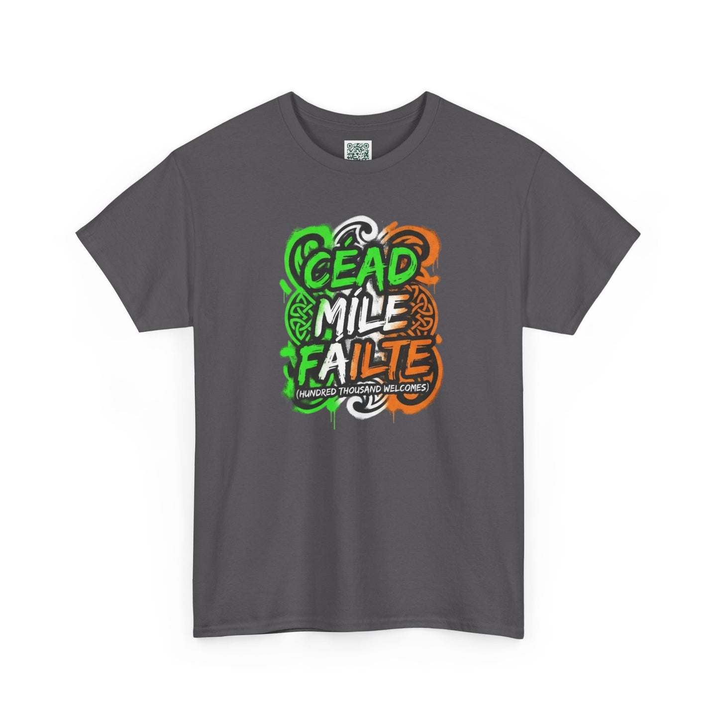Céad Míle Fáilte St. Patrick's Day T-Shirt — Irish Welcome Tee (stpatricksday2026) Personalize