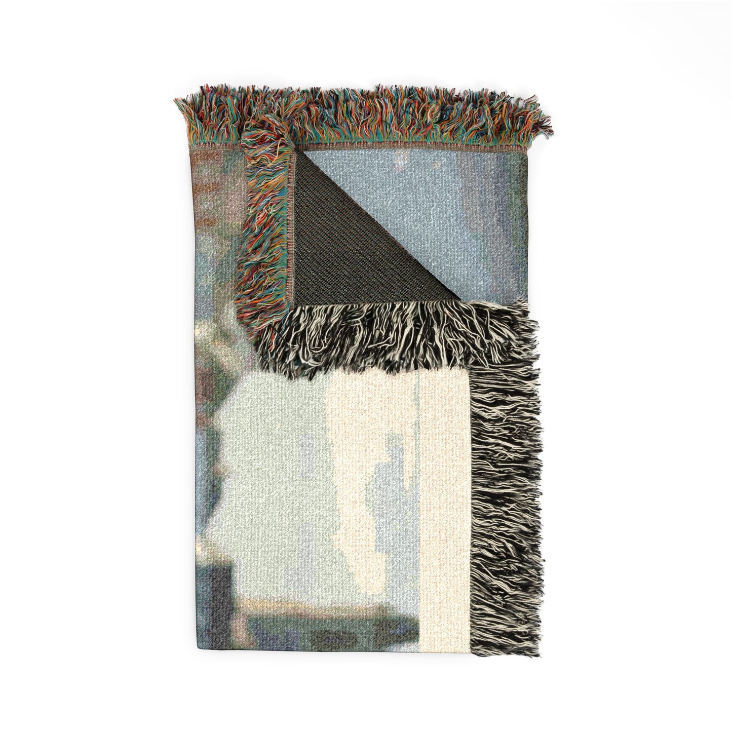 Custom Photo Woven Blanket — Personalized Travel & Keepsake Throw