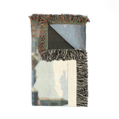 Custom Photo Woven Blanket — Personalized Travel & Keepsake Throw