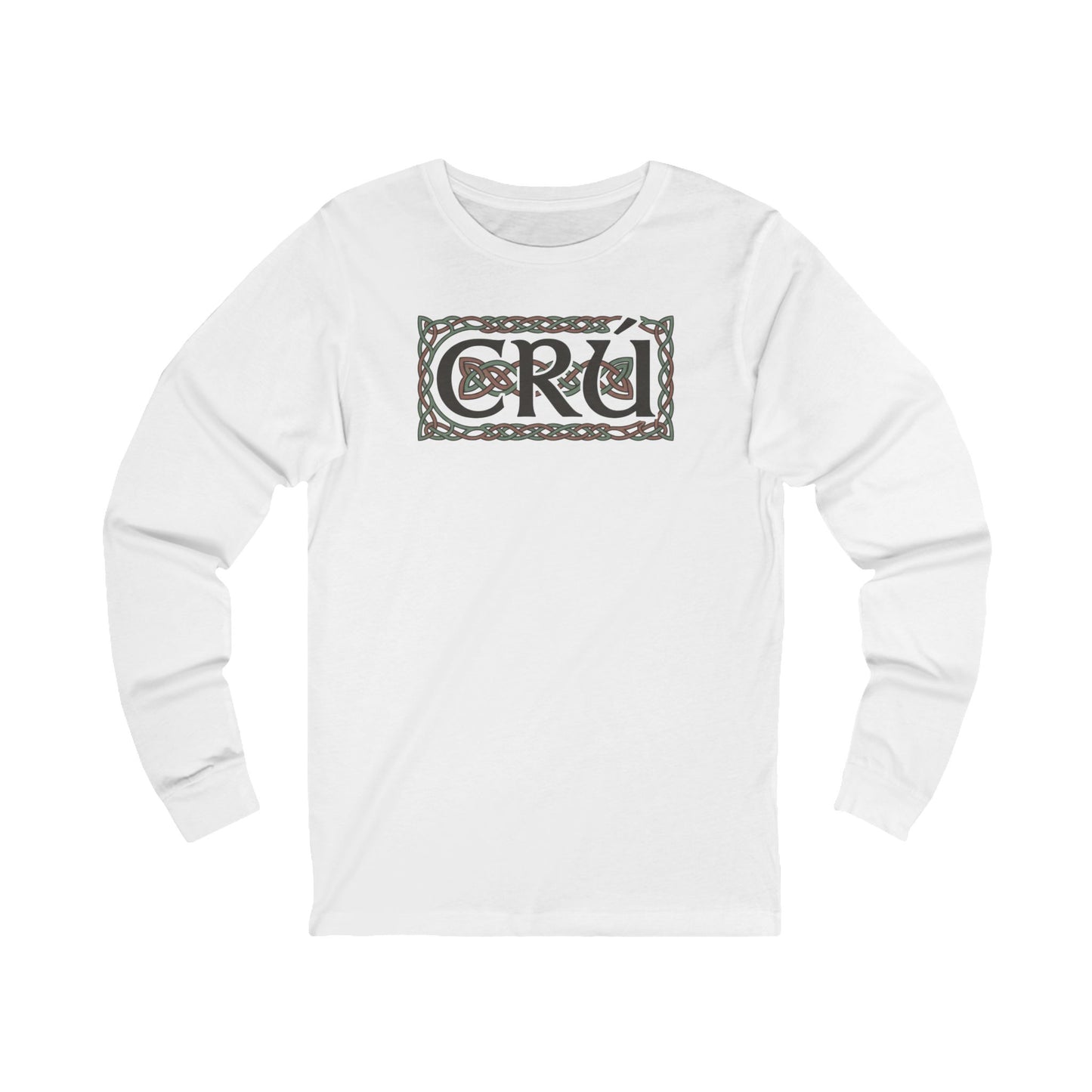 CRU Celtic Logo Long Sleeve Tee — Personalize Back Print