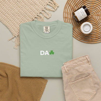 DA + Shamrock Dad T-Shirt — Personalized Father's Day Tee