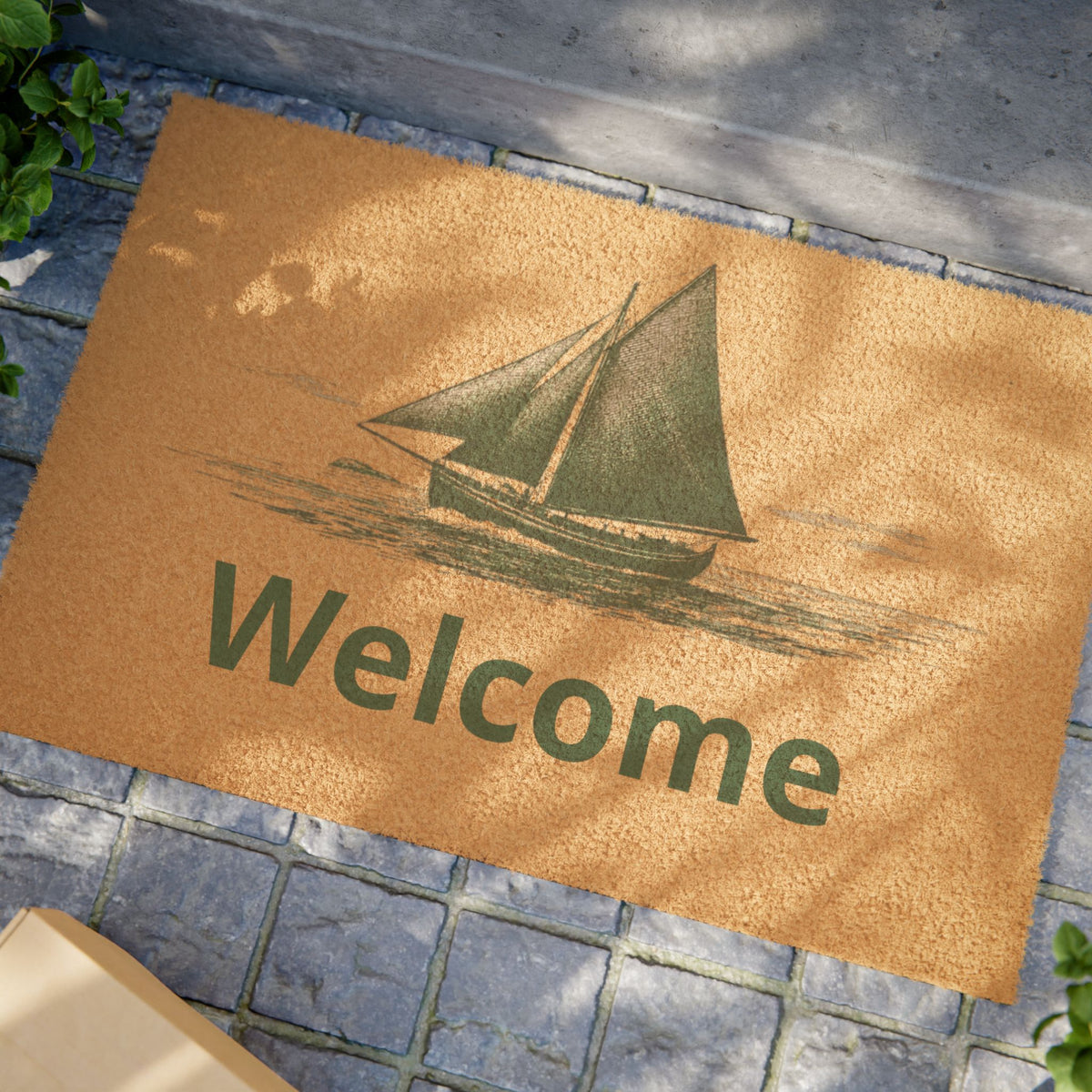 Personalize Galway Hooker Welcome Doormat