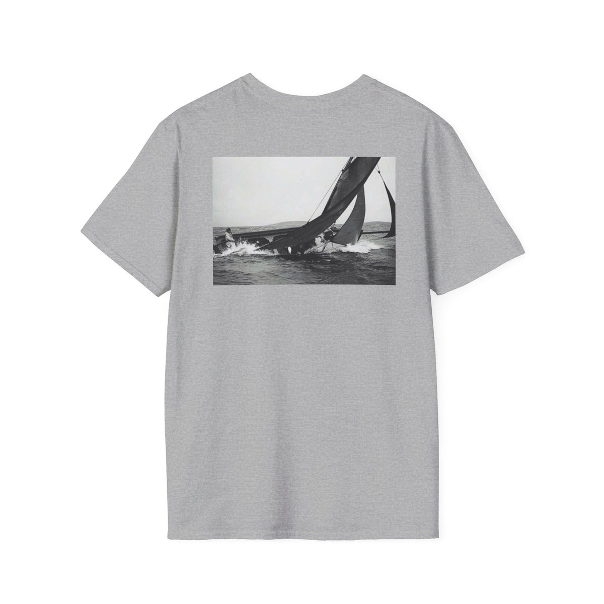 Personalized Galway Hooker Tee — Custom Boat Photo & Name