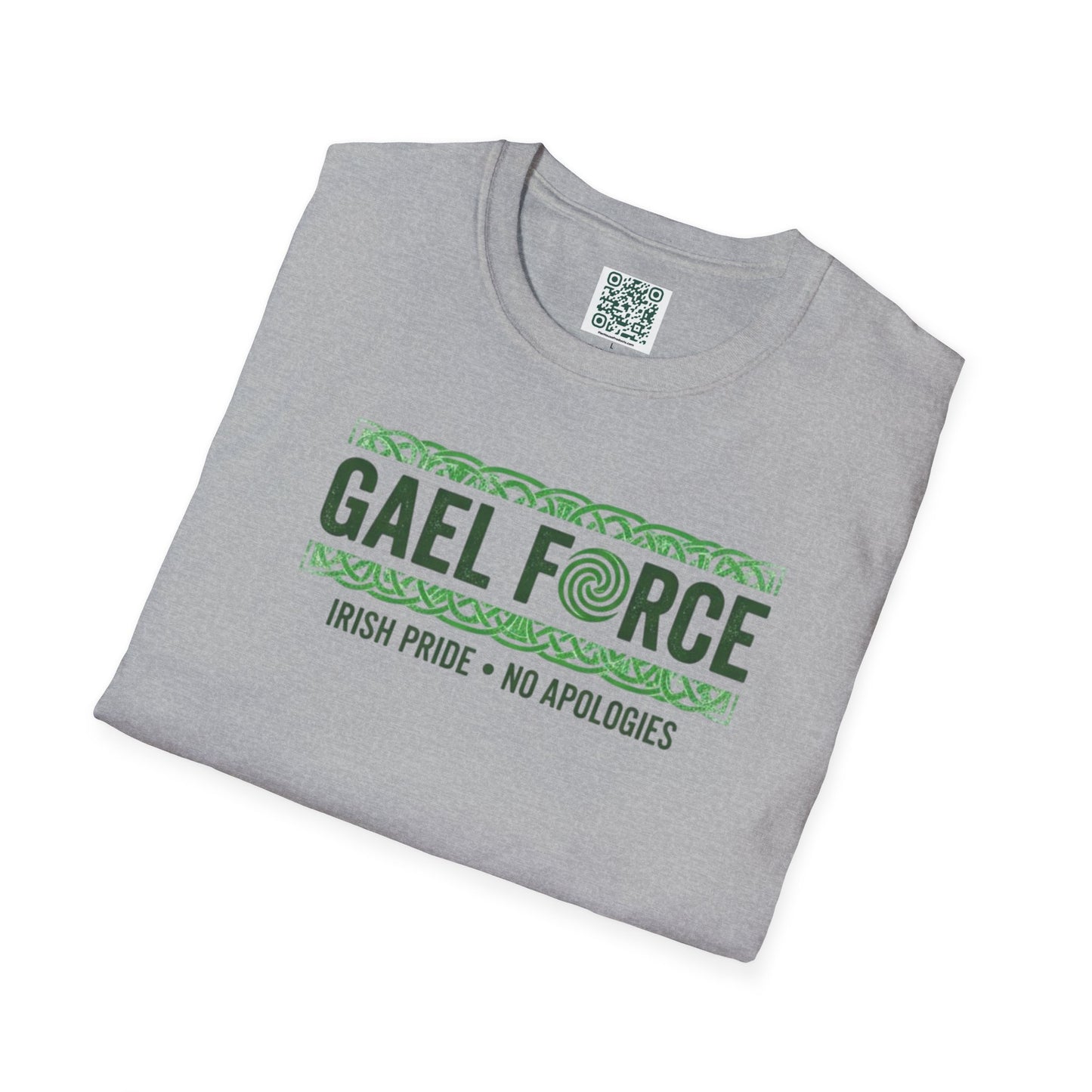 Gael Force T-Shirt - "Irish Pride • No Apologies" Retro Celtic Design