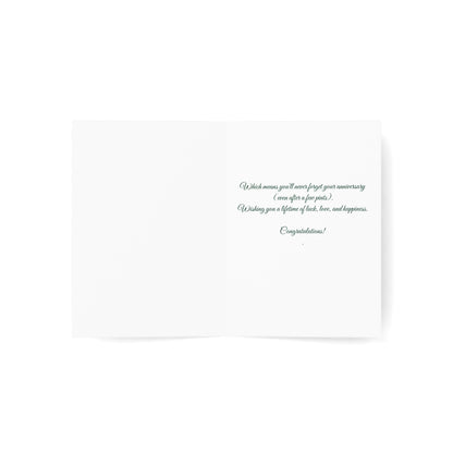 St. Patrick's Day Wedding Greeting Card — "You're getting married on St. Patrick's Day!"