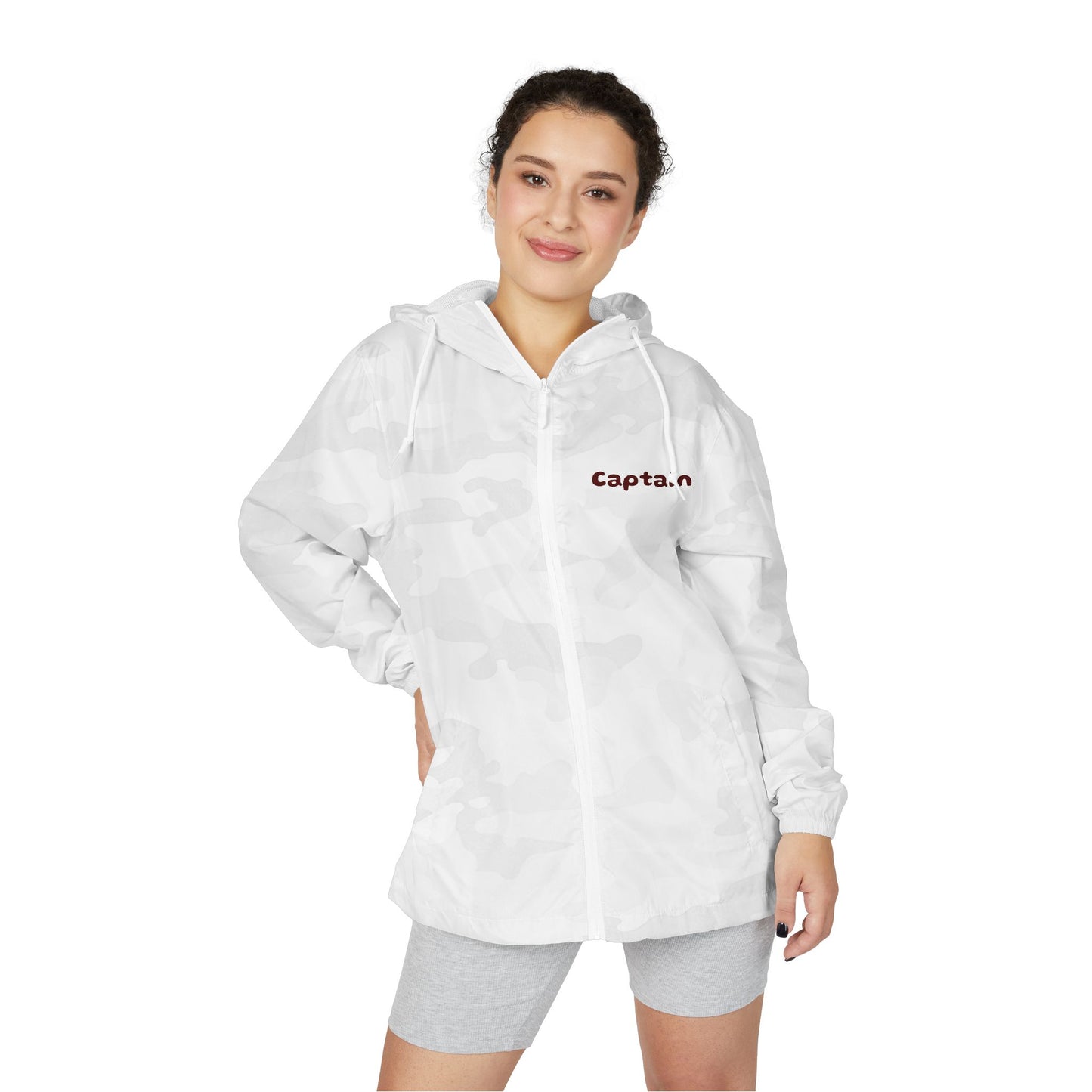 Captain Red Sailboat Hooded Windbreaker Jacket