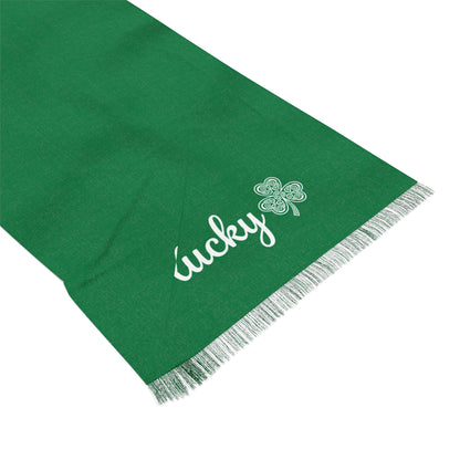 Lucky Green Clover Scarf — Lightweight St. Patrick’s Day Accent