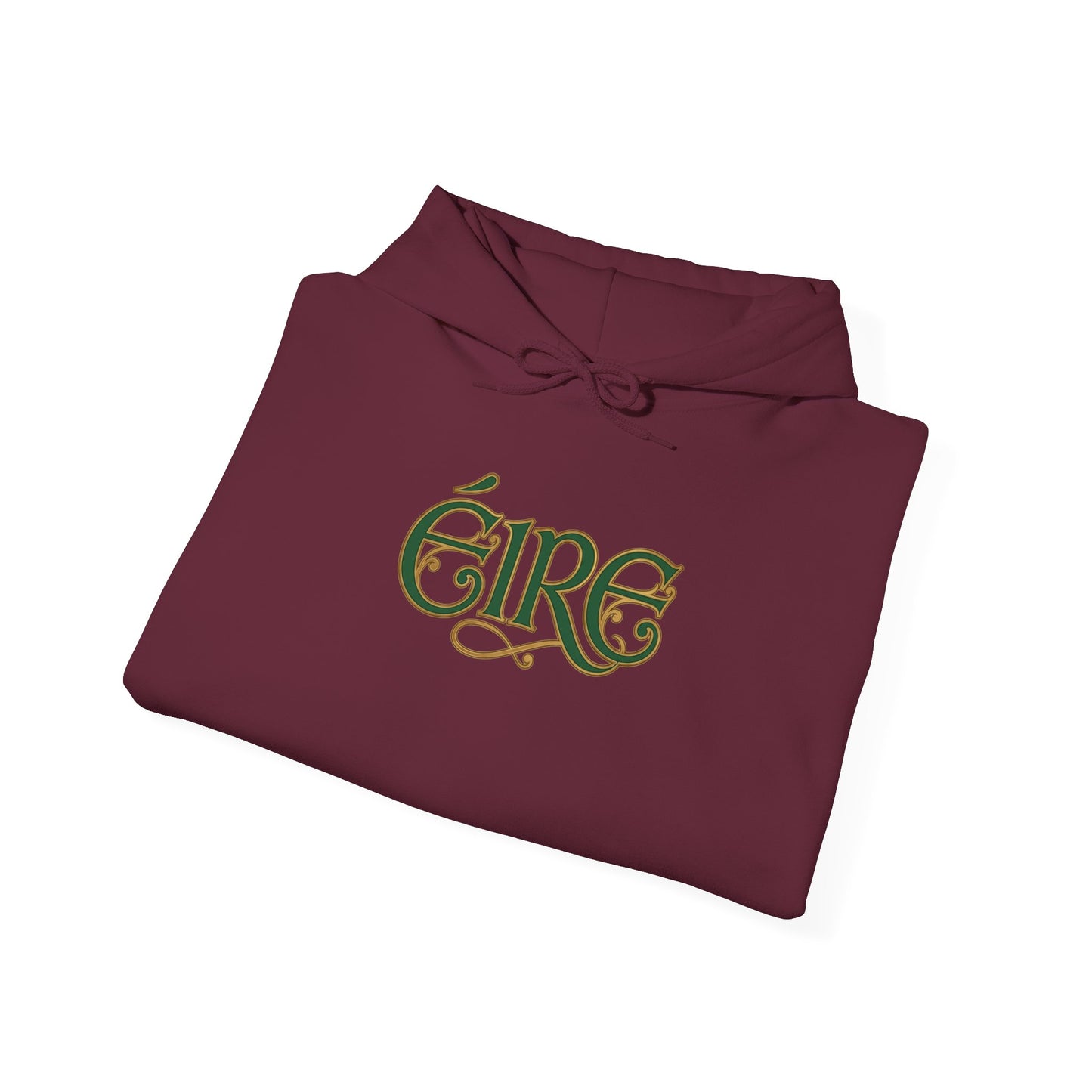 Éire Celtic Hoodie — Irish Heritage Script Pullover, Personalize