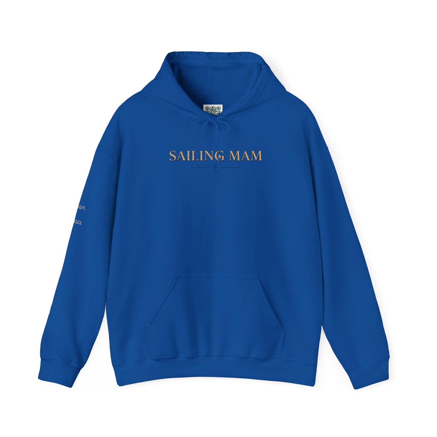 Sailing Mam Hoodie – Nautical Sailboat Graphic Pullover for Irish Sea-Loving Moms Personalize