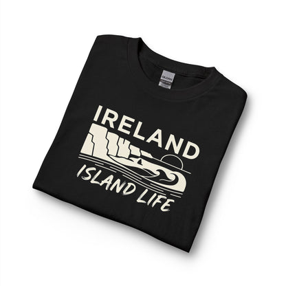 Ireland Island Life Long Sleeve Shirt — Personalize Retro Coastal Tee
