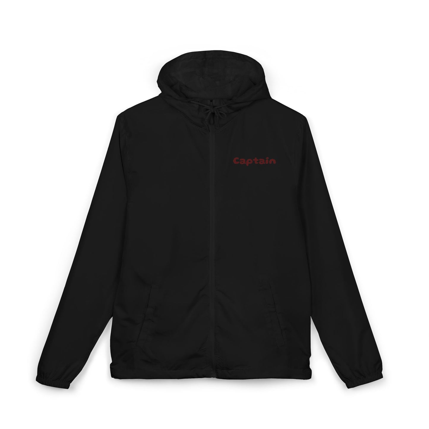 Captain Red Sailboat Hooded Windbreaker Jacket