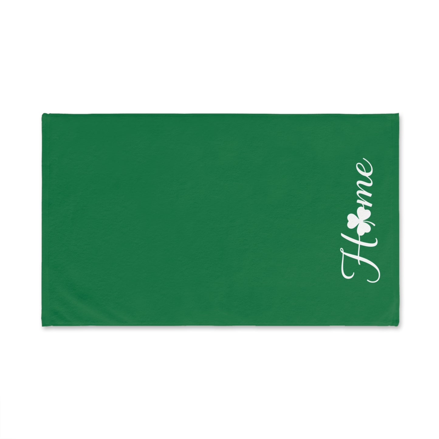Home Shamrock Hand Towel — St. Patrick’s Day Green Kitchen Towel