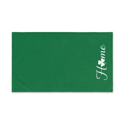 Home Shamrock Hand Towel — St. Patrick’s Day Green Kitchen Towel