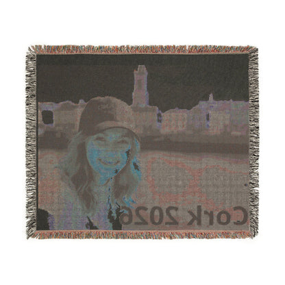 Custom Photo Woven Blanket — Personalized Travel & Keepsake Throw