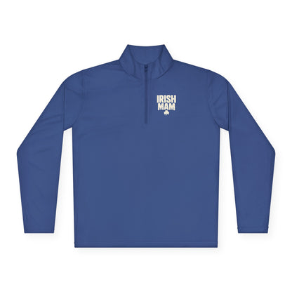 Irish Mam Shamrock Quarter-Zip Pullover
