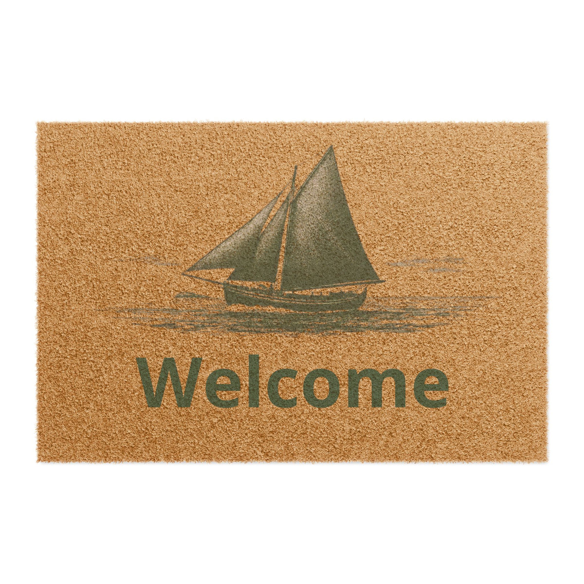 Personalize Galway Hooker Welcome Doormat