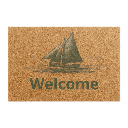 Personalize Galway Hooker Welcome Doormat