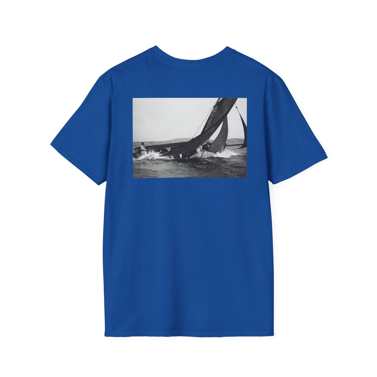 Personalized Galway Hooker Tee — Custom Boat Photo & Name
