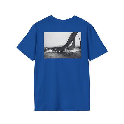 Personalized Galway Hooker Tee — Custom Boat Photo & Name
