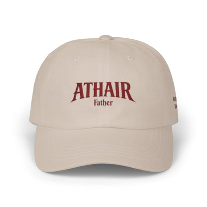 Athair Father Embroidered Dad Cap - Irish Gaelic Dad Hat, Gift for Father’s Day, Personalize
