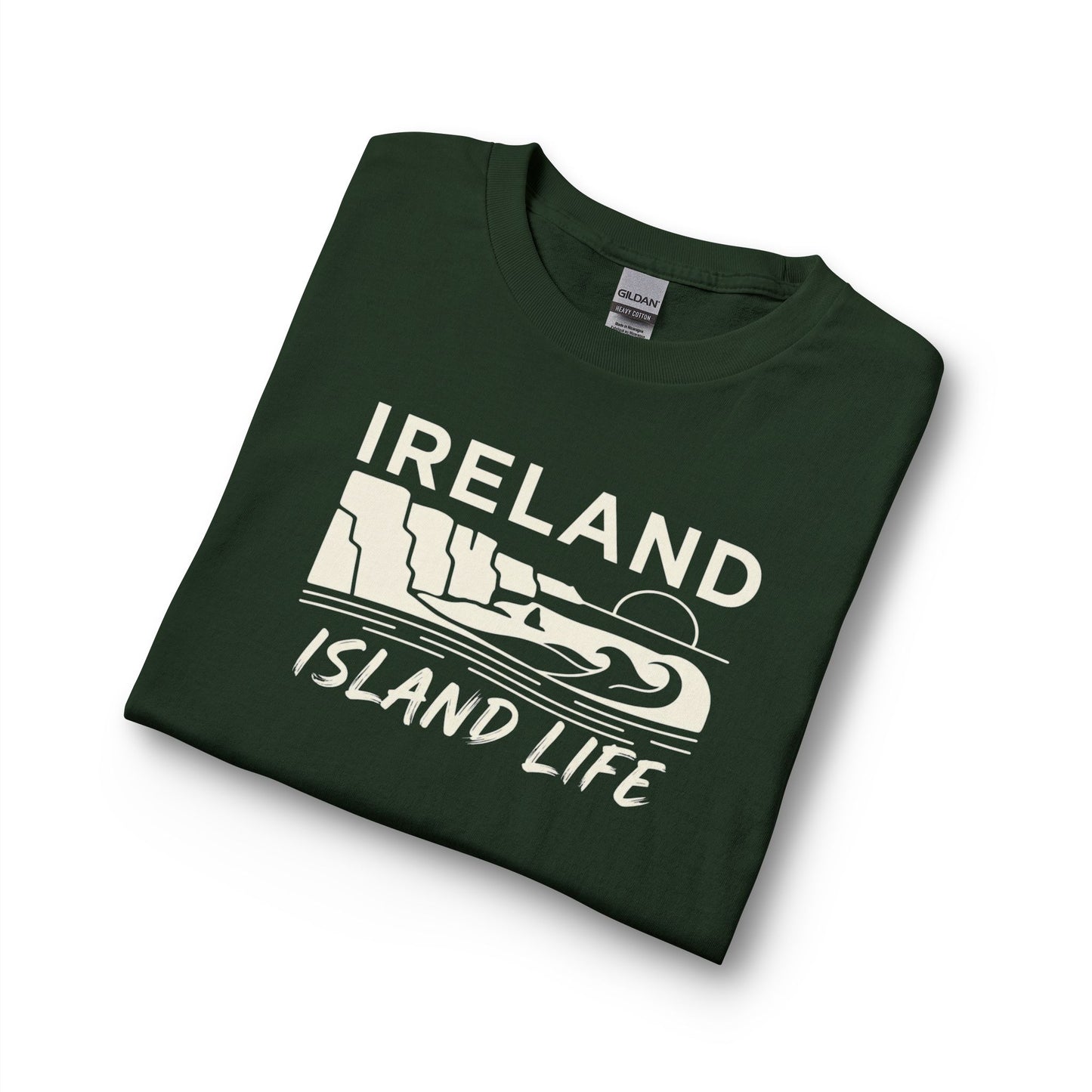 Ireland Island Life Long Sleeve Shirt — Personalize Retro Coastal Tee