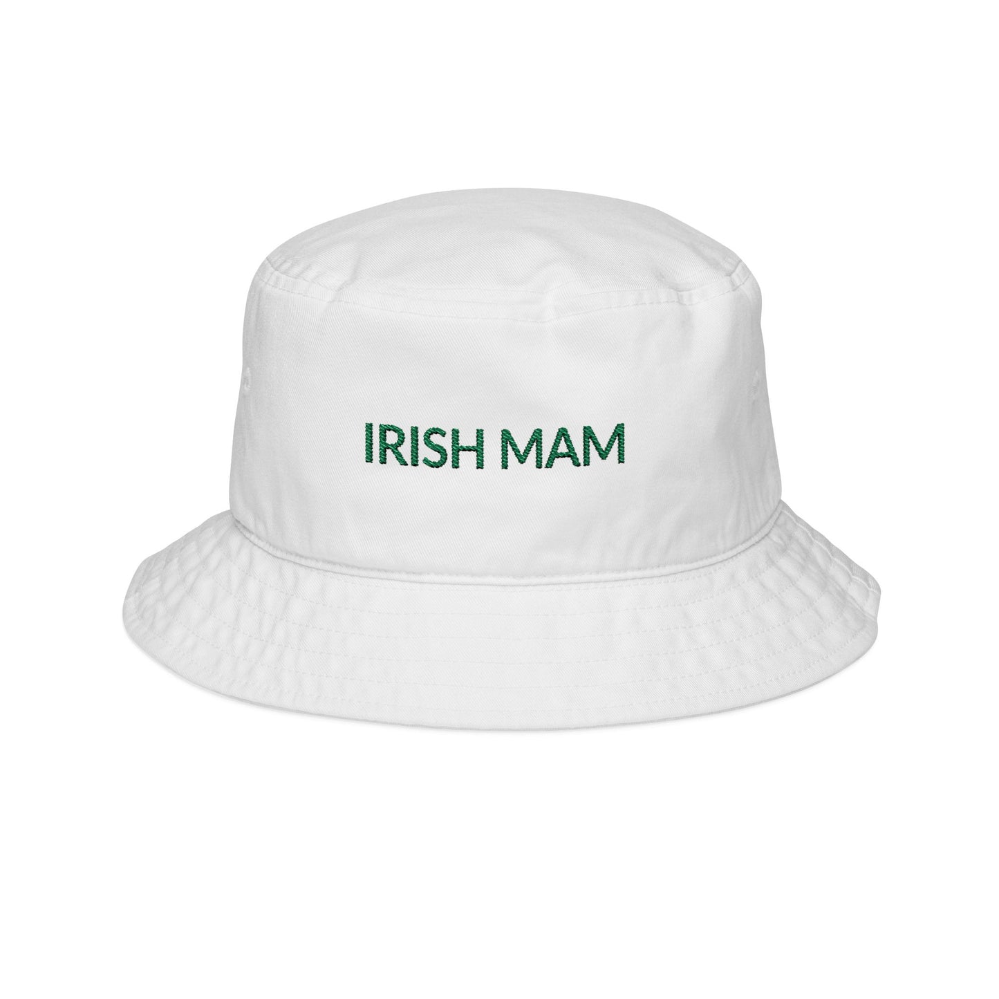 Irish Mam Embroidered Bucket Hat —  Personalize Gift for Moms