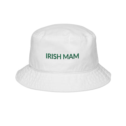 Irish Mam Embroidered Bucket Hat —  Personalize Gift for Moms