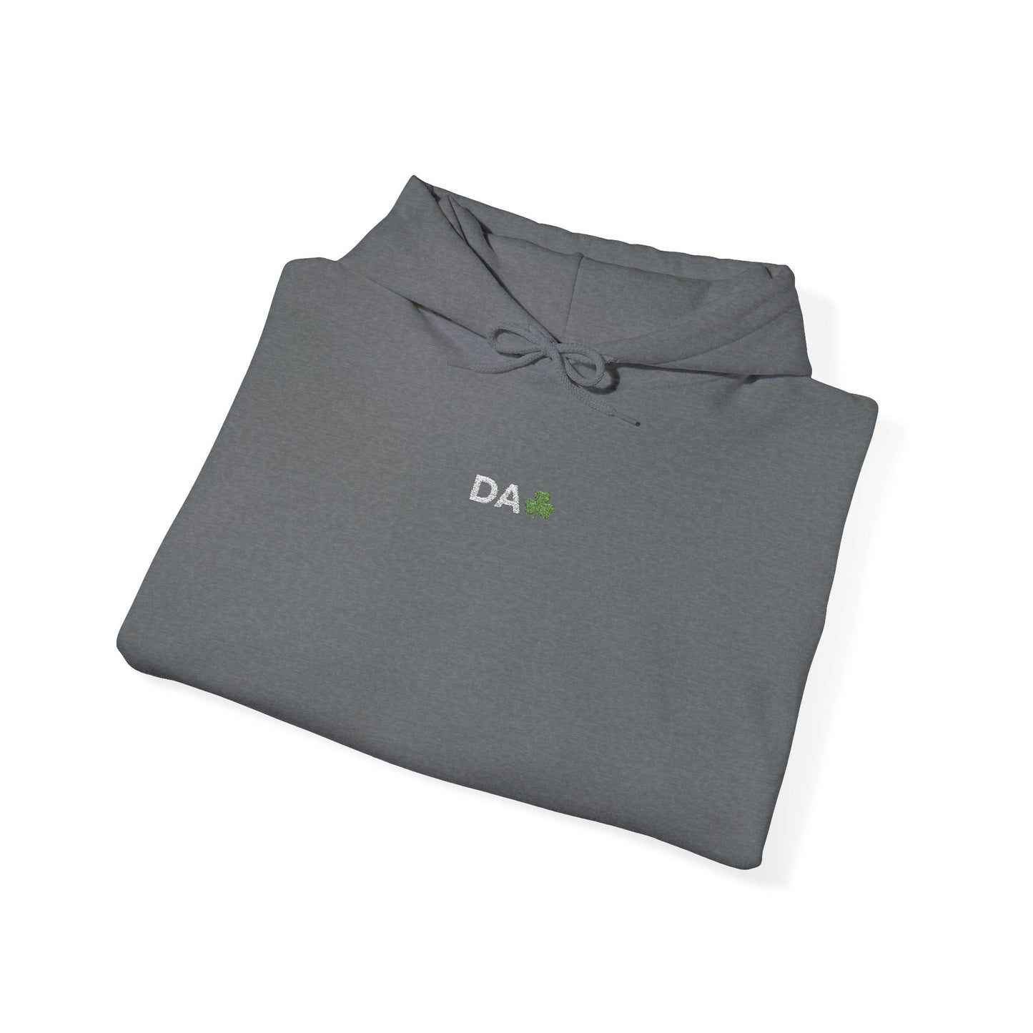Hoodie • 'Da' Shamrock Logo Pullover – Personalize Gift for Fathers