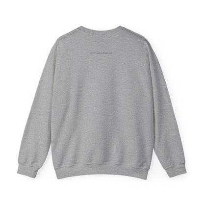 Irish Crewneck Sweatshirt — "Strong Like the Atlantic" Minimal Wave Design