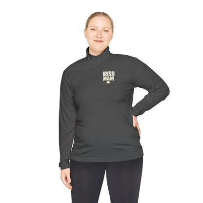 Irish Mam Shamrock Quarter-Zip Pullover